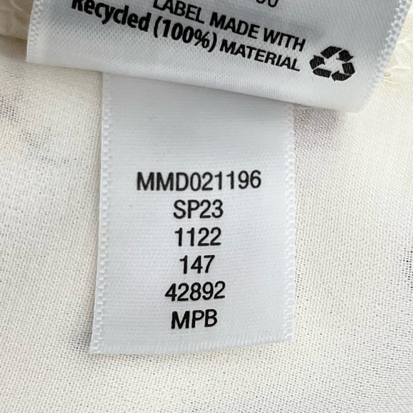 NWT AND NOW THIS Cream Floral Puff Sleeve Front Slit Midi Dress - Picture 13 of 13